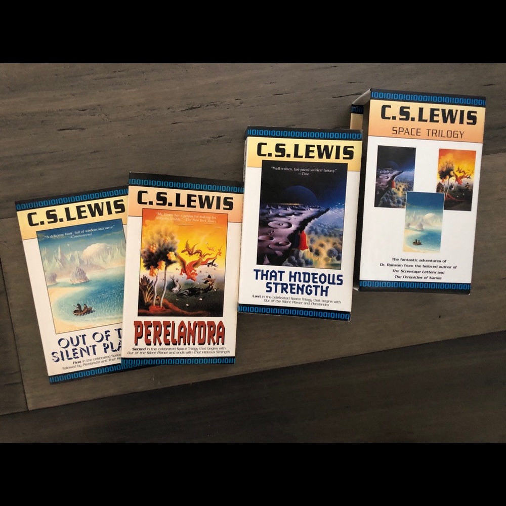 Box set of Space Trilogy by CS Lewis